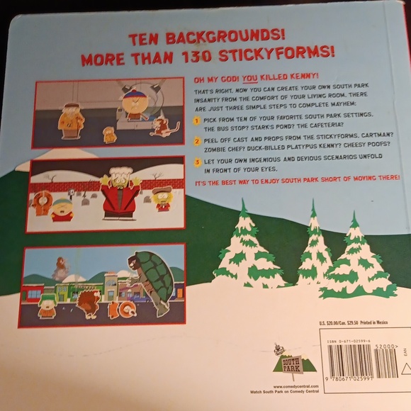 SOUTH PARK STICKYFORMS BOOK - Picture 2 of 8